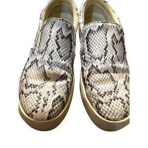 Steve Madden Slip on Shoes Vegan Snakeskin Animal Prints Size 7.5  Men’s,  9.0 W